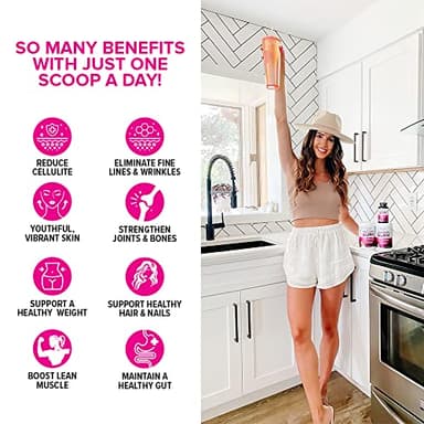 Hydrolyzed Collagen Powder for Weight Loss - Burn Ultimate Beauty Complex Multi Peptides Powder for Women with Types I II III V and X for Fat Burning Support Unflavored 30 Servings - Image 3