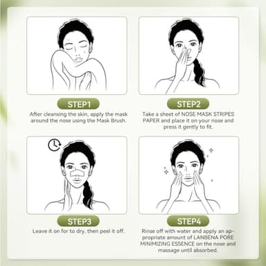LANBENA 2.0 Blackhead Nose Plants Pore Strips(1.03 Oz), 60pcs Nose Strips for Blackhead Mask, Deep Cleansing Peel off Mask, Black Head Remover Mask - Image 7