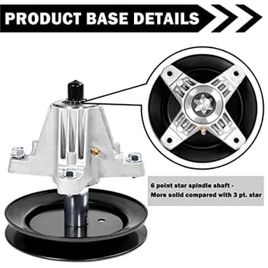 Cluparis 918-04822B Spindle Assembly for Cub Cadet MTD Troy-Bilt 918-04822A 618-04822 918-04889 30-8001 14328 82-058 285-868, for LTX1040 LTX1042 LTX1045 RZT-42, Fit Most 42'' Deck - Image 5