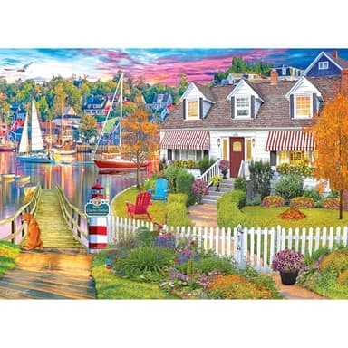 RoseArt - Kodak Premium Cork - Charles Harbor - 1000 Piece Jigsaw Puzzle for Adults - Image 1