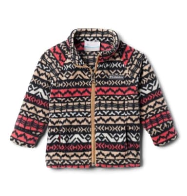 Columbia Youth Infant Benton Springs II Printed Fleece Jacket, Canoe Madras, 3/6 - Image 5