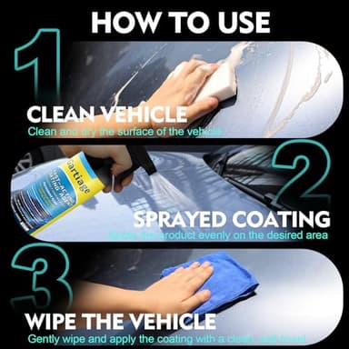 Gartiage Quick Effect Coating Agent for Car, Car Coating Spray, Car Wax Ceramic Coating Spray, Spray Wax for Cars (1PCS) - Image 6