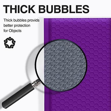 UCGOU Bubble Mailers 8.5x12 Inch Purple 25 Pack Usable Size 8.5x11 Poly Padded Envelopes #2 Medium Mailing Opaque Packaging Postal Self Seal Waterproof Boutique Shipping Bags for Clothes Makeup - Image 4
