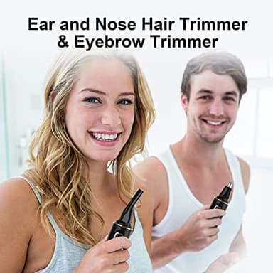 XOOMRSCP Nose Hair Trimmer for Men, 2025 Painless USB Rechargeable Nose Hair Trimmer, Ear and Nose Hair Trimmer for Men, Professional Facial Hair Trimmer with IPX7 Waterproof Dual Edge Blades - Image 7