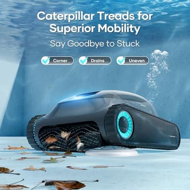 (2025 Upgrade) Aiper Scuba S1 Robotic Pool Cleaner, Wall & Waterline Cleaning, Double Filtration, Extended 180-Min Battery Life, Smart Navigation, App Support, OTA Upgrade - Image 6