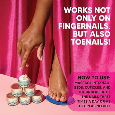 Onyx Professional Hard As Hoof Nail Strengthening Cream, Unscented - Nail Growth & Conditioning Cuticle Cream Stops Splits, Chips, Cracks & Strengthens Nails, 1 oz - Image 6