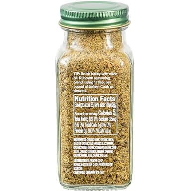 Simply Organic Turkey Rub, Certified Organic | 2.43 oz - Image 2