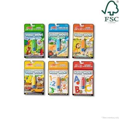 Melissa & Doug Water Wow! - Water Reveal Pad Bundle - Animals, Alphabet, Numbers and More - FSC Certified - Image 6