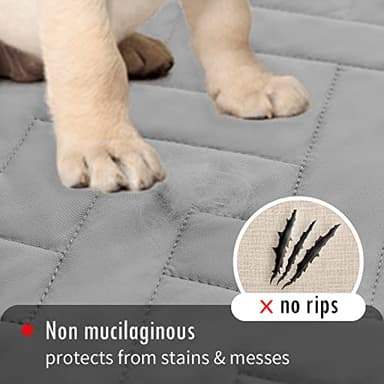 fuguitex Waterproof Dog Bed Cover Couch Cover for Pet Anti-Slip Cat Mat Pet Pad Blanket for Sofa Chair Recliner Bed Furniture Protrctor - Image 4
