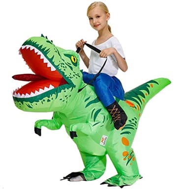 MT MENGTONG Halloween Costume Inflatable Dinosaur Costume Kids Riding T Rex Blow up Funny Party for Boys/Girls(2-3Y) - Image 7