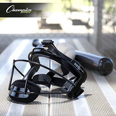 Champion Sports Steel Softball Face Mask - Classic Fielders Masks for Youth - Durable Head Guards - Premium Sports Accessories for Indoors and Outdoors - Purple - Image 5