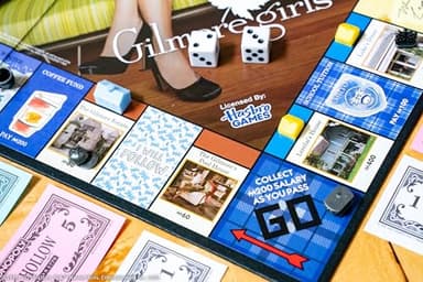 Monopoly: Gilmore Girls, Buy, Sell & Trade Iconic Stars Hollow Locations, Includes 6 Collectible Tokens Like Coffee Cup & Luke’s Hat, Fun Game for Fans & Families, Official Gilmore Girls Merchandise - Image 5