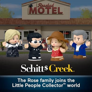 Little People Collector Schitt’s Creek TV Series Special Edition Set for Adults & Fans, 4 Figures in Display Package - Image 3