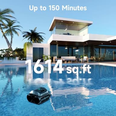 (2025 Upgrade) WYBOT OS7010C - C1 Pool Robot Vacuum, 4-in-1 Cordless Pool Cleaner 180min up to 1,614 Sq,ft, Smart APP Support, Auto Wall & Waterline Cleaning, WiFi & Bluetooth Connect - Image 7