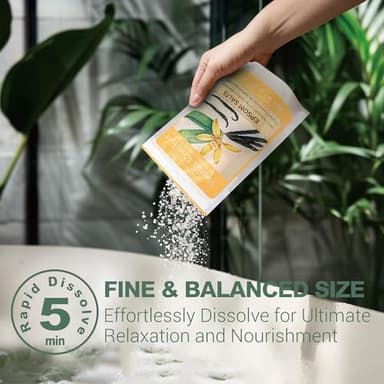 Spa Luxetique Epsom Salts for Soaking, Bath Salts for Women Gifts Set with Lavender, Vanilla and Coconut Scent Bath Set with Tea Tree Oil for Mom Christmas Gifts - Image 4