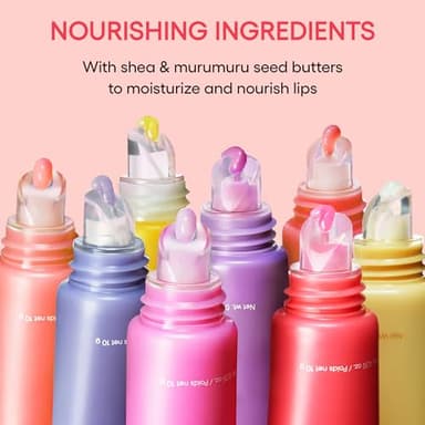 LANEIGE Lip Glowy Balm, Grapefruit: Sheer Tinted Lip Moisturizer with Shea Butter, for Hydrating Shine & Soft Lips - Image 6