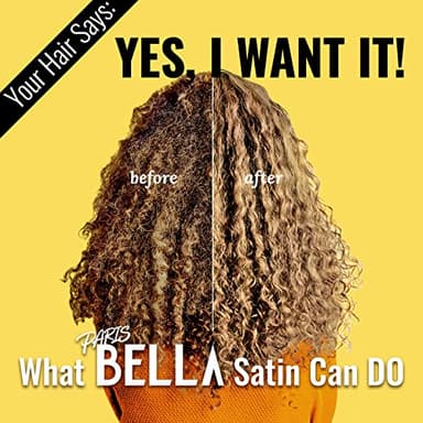 PARISBELLA Satin Lined Sleep Cap Bonnet for Curly Hair and Braids, Stay On All Night Wrap with Adjustable Strap for Women and Men, Black, Pack of 1 - Image 3