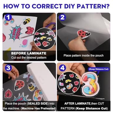 CAREGY 600 Pack Laminating Sheets,Holds 8.5 x 11 Inch Sheets,Thermal Laminating Pouches, 3 Mil, 9 x 11.5 Inches Lamination Sheet Paper for Laminator, Round Corner Letter Size - Image 7