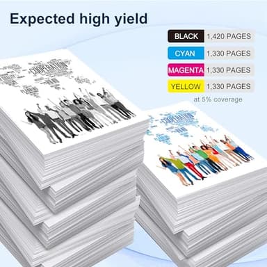 201A Toner Cartridges 4 Pack Works with HP Color Laserjet Pro MFP M277dw M252dw M277n M277c6 M252n M277 Printer (Black,Cyan,Magenta and Yellow) - Image 3