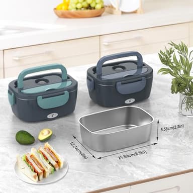 Herrfilk (Only for 1.5L Electric Lunch Box) 1.5L 304 Stainless Steel Inner Container for Electric Lunch Box, Removable Replacement Tray, Easy to Clean, Eco Friendly and Dishwasher Safe - Image 4