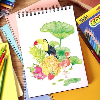 SRISE Colored Pencils for Adult Coloring Books, 48 Colored Pencil Set for Artist Sketching Drawing Pencils & Supplies, Pre-sharpened Coloring Pencils Set for Beginners, Art Supplies for Drawing - Image 2