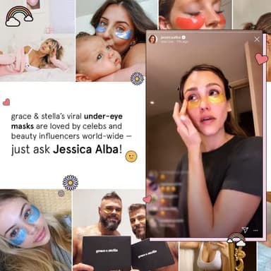 grace & stella Award Winning Under Eye Mask - Travel Size Toiletries - Bridal Shower Gifts - Gel Eye Patches for Dark Circles, Puffy Eyes, Wrinkles, Undereye Bags - Vegan - Self Care (6 Pairs, Gold) - Image 4