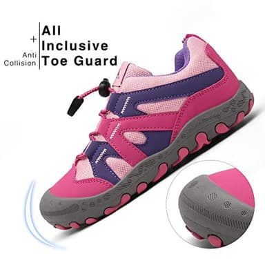 Mishansha Kids Hiking Shoes Girls Boys Toddler Outdoor Sneakers Anti-Collision Trail Running Shoe for Trekking Walking Climbing - Image 4