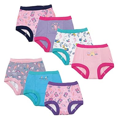 Peppa Pig Girls Toddler Potty Starter Kit Includes Stickers and Tracking Chart Sizes 18M, 2T, 3T and 4T, 7-Pack Training Pant - Image 1