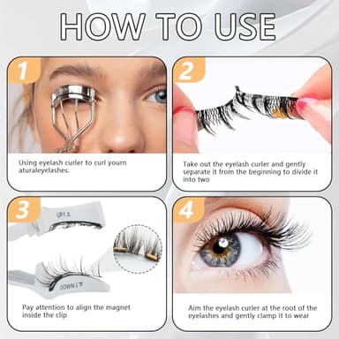 Magnetic Eyelashes With Applicato, Can Be Used Repeatedly, Natural Appearance, No Glue Required, Strong And Lightweight, Magnetic Lashes, Easy To Use - Image 7