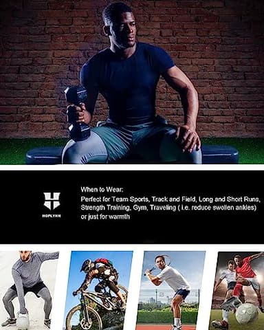 HOPLYNN 4 Pack Workout Compression Shirts Men Long/Short Sleeve Rash Guard Athletic Undershirt Gear T Shirt for Sports 2 Black 2 White M - Image 6