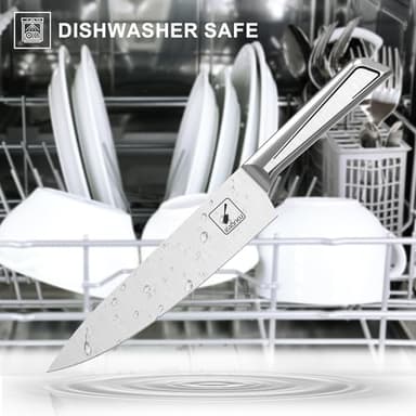 imarku Knife Set,16-Piece Premium Knife Sets for Kitchen with Block,Japanese Stainless Steel Kitchen Knife Set,Knife Block Set with Kitchen Sharpener, Dishwasher Safe,Best Gifts - Image 7