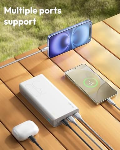 ROMOSS Power Bank, 30,000mAh Portable Phone Charger with USB C 3 Outputs & 3 Inputs, External Battery Pack PD 18W with iPhone 15/14/13/12, iPad, Samsung Galaxy and More - Image 6