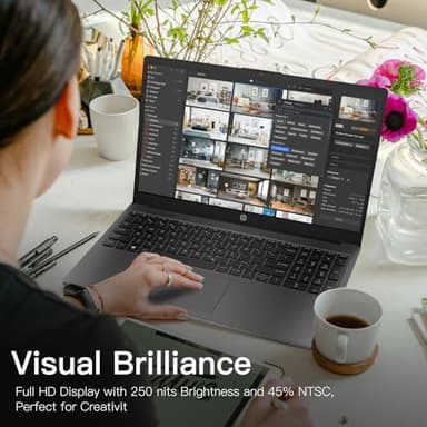 HP 255-G10 Business Laptop Computer - w/Microsoft Office Lifetime & Free CD/DVD Drive - 15.6" Full HD - Ryzen 3 7330U (Beat Intel i5-1135G7) - Wi-Fi 6 -Win 11 Pro w/Laptop Bundle (64GB RAM | 2TB SSD) - Image 3