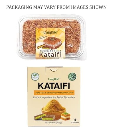 Toasted Kataifi Pastry for Dubai Chocolate | 7 oz (200g) | Ready to Use Crispy Kadayif Shredded Fillo Dough - Image 4