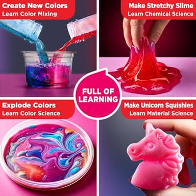 Doctor Jupiter Girls’ First Science Kit, Chemistry Set for Kids Ages 4-5-6-7-8 | Birthday Gift Ideas for 4+ Year Old Girls | STEM Toy Kit with 50+ Experiments | Learning & Educational Projects - Image 4