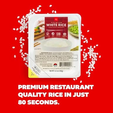 IRIS Instant White Rice (10 Pack), Ultra Premium Japanese Short Grain Sushi Sticky Rice, Microwave for 80 seconds (1.2 Minutes), Gluten Free Vegan, Grown Polished and Packed in Japan - Image 8