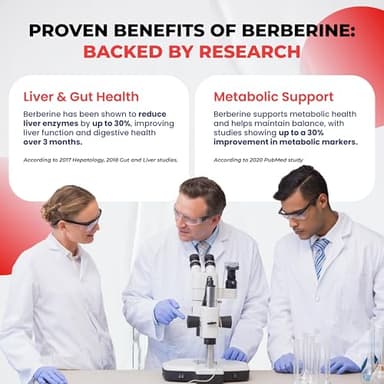 Ultra Herbs Premium Berberine with Cinnamon, Milk Thistle *USA Made & Test* Promotes Liver Function, Gut Health, Immunity (150 Count (Pack of 1)) - Image 5