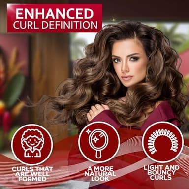 Curly Hair Shampoo and Conditioner Set - For Defining Wavy, Permed, Frizzy, Fine and Black Curls - Moisturizing, Sulfate Free Formula for Women and Men - Products are Safe for Color Treated Locks - Image 4