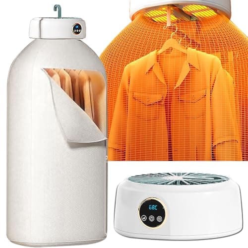 Moyufoby Portable Clothes Dryer | Mini Dryer for Clothes | Portable Dryer for Apartments - Compact, Multi-Scenario Use for Travel, Apartment, Hotel, Studio, Home - Image 1