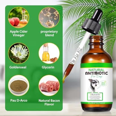 Dog Antibiotics, Natural Antibiotics for Dogs, Dog Multivitamin Herbal Supplements 60ml - Image 3