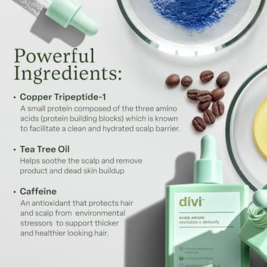 Divi Scalp Serum for Thinning Hair, 30ml – Clinically Tested, Nourishing Formula with Amino Acids, Caffeine & Rosemary Oil – Promotes Healthy Scalp & Fuller-Looking Hair, Reduces Oil & Product Buildup - Image 7