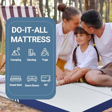 Avenco Foldable Mattress Twin, Folding Mattress 4 Inch Memory Foam, Trifold Mattress Portable with Removable Cover & Detachable for Guest Room/Caravan/Camping/Travel Mattress, Twin Size 75"x39"x4" - Image 4