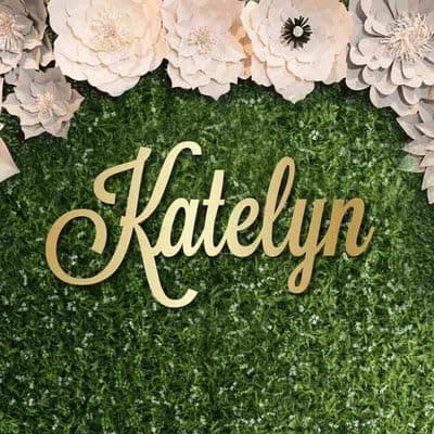 Personalized Custom Wood Name Sign, Nursery Name Sign, Family Name Signs, Choice of Size & Fonts! - Image 1