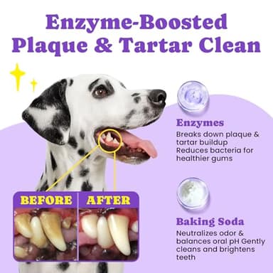 No-Rinse Dog Dental Care Wipes, Cat & Dog tooth brushing kit, Dog Wipes for Pet & Cat Teeth Cleaning, Dog toothbrush Finger Dental Wipes to Remove Plaque & Tartar, Disposable Dog Wipes - 50 Count - Image 4