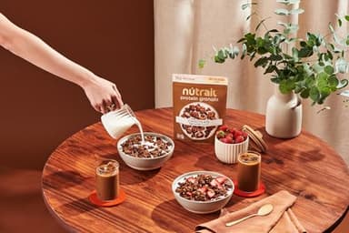 NuTrail 15g Protein Granola Cereal, Chocolate, No Sugar Added, Gluten Free, Made with Whey, 8 oz. 3 Count - Image 6
