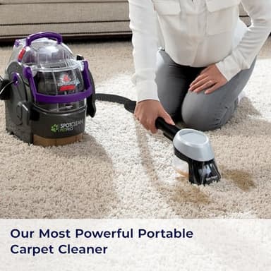 Bissell SpotClean Pet Pro Portable Carpet Cleaner, 2458 - Image 4