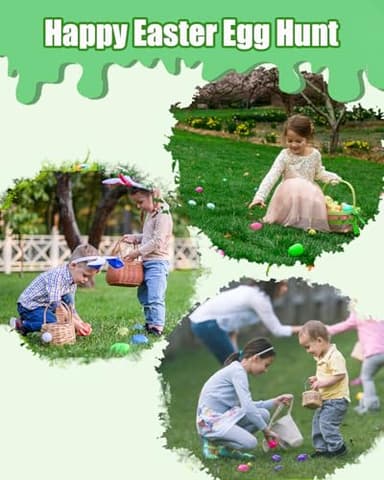 Easter Gifts Bunny Building Set for Kids – 12 Eggs & 12 STEM Toys, Easter Basket Stuffers Essentials for Egg Hunt Prizes, Classroom Party Favors Games Supplies for Boys Girls 6+(Easter Rabbit) - Image 5