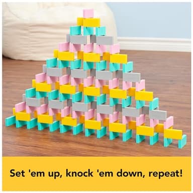 Spin Master Games Disney 100th Anniversary H5 Domino Creations 200 Dominoes & Accessories Domino Artist Lily Hevesh, Disney Gifts Dominoes Set for Adults & Kids Ages 5+ - Image 9