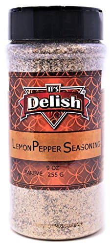 Lemon Pepper Seasoning by Its Delish, Medium Jar, 9 oz - Image 1