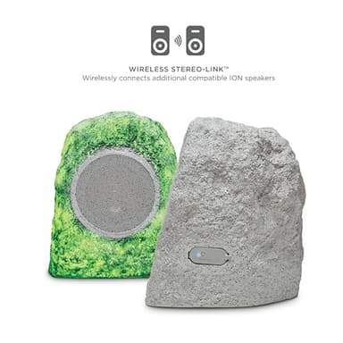ION Audio Glow Rocker Pair - Wireless Outdoor All-Weather Bluetooth Speakers, Weather-Resistant Pool Deck Safe Patio Garden Speaker Set (Renewed) - Image 4